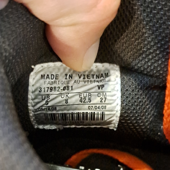 Nike Sb Dunk HIgh Bone Team Orange 2008 317982-081 - Picture 2 of 9